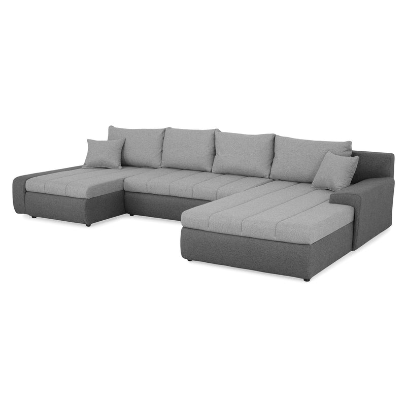 AURA Ansamblu colț extensibil stânga/dreapta, stofă