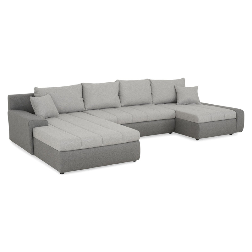 AURA Ansamblu colț extensibil stânga/dreapta, stofă