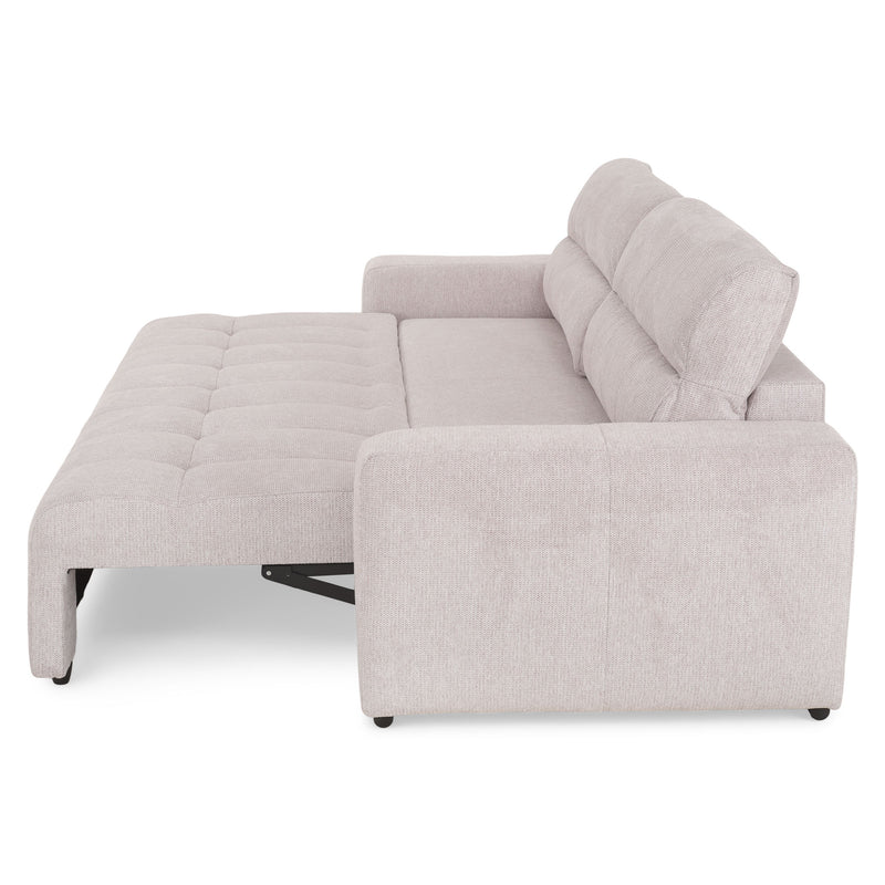 ALLYSON Canapea extensibilă, 3 locuri, stofă