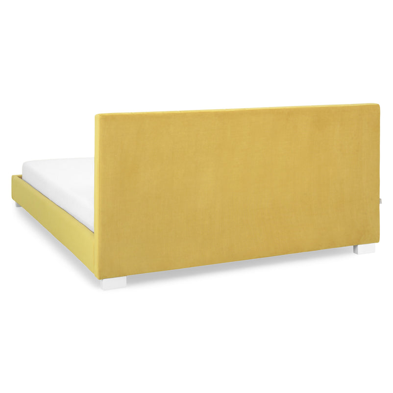 KRONIA Pat tapițat, 160x200cm, somieră inclusă