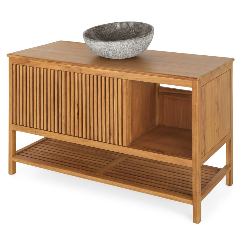 FUSION Set mobilier baie, mască lavoar și lavoar marmură