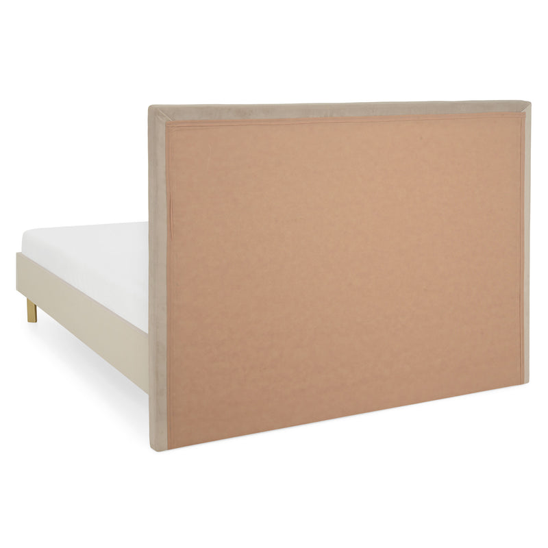 RING Pat cu tăblie tapițată, 160x200cm, somieră inclusă