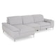 SOUND Colțar șezlong stânga/dreapta, 1 recliner electric și mecanism tetiere, stofă