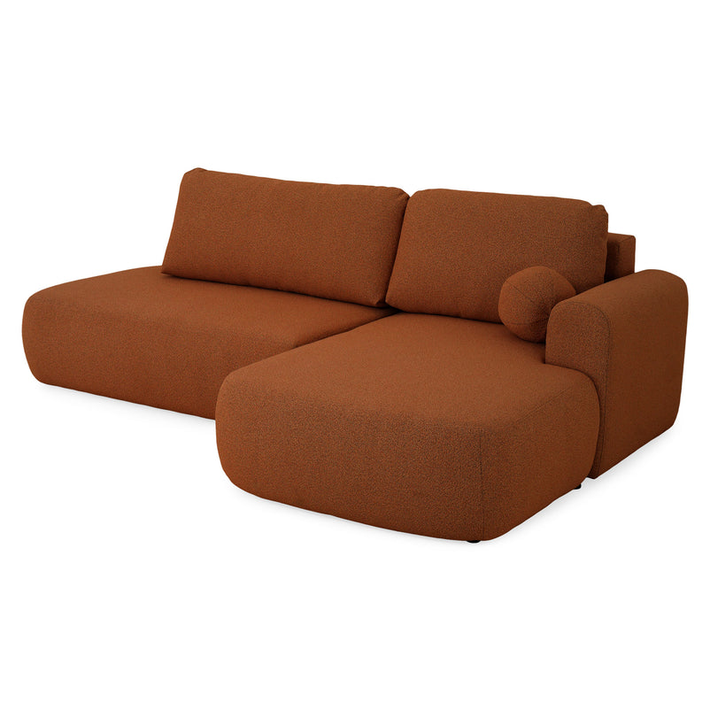 LAON Colțar extensibil, șezlong stânga/dreapta și ladă depozitare, stofă