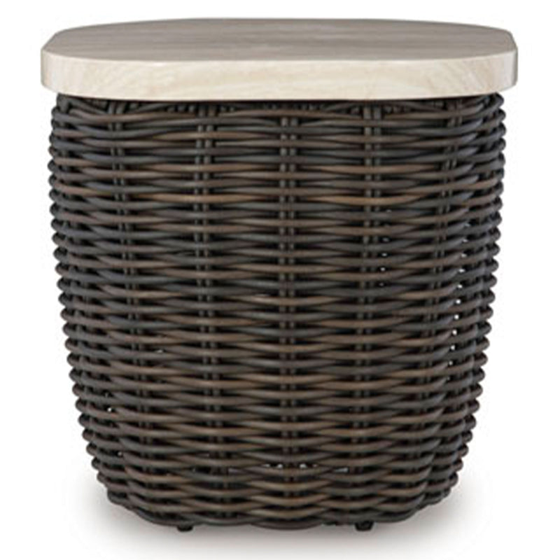 KIMORA Set mobilier terasă/grădină, colțar 4 piese și 2 măsuțe