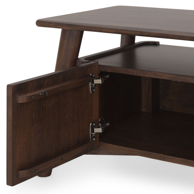 DUVALL Comodă TV, 2 uși, 2 sertare