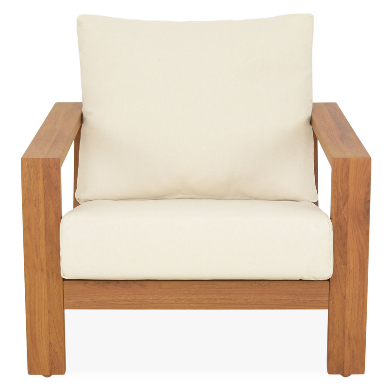 ALEXANDRIA Set mobilier terasă/grădină, 2 fotolii, canapea și măsuță