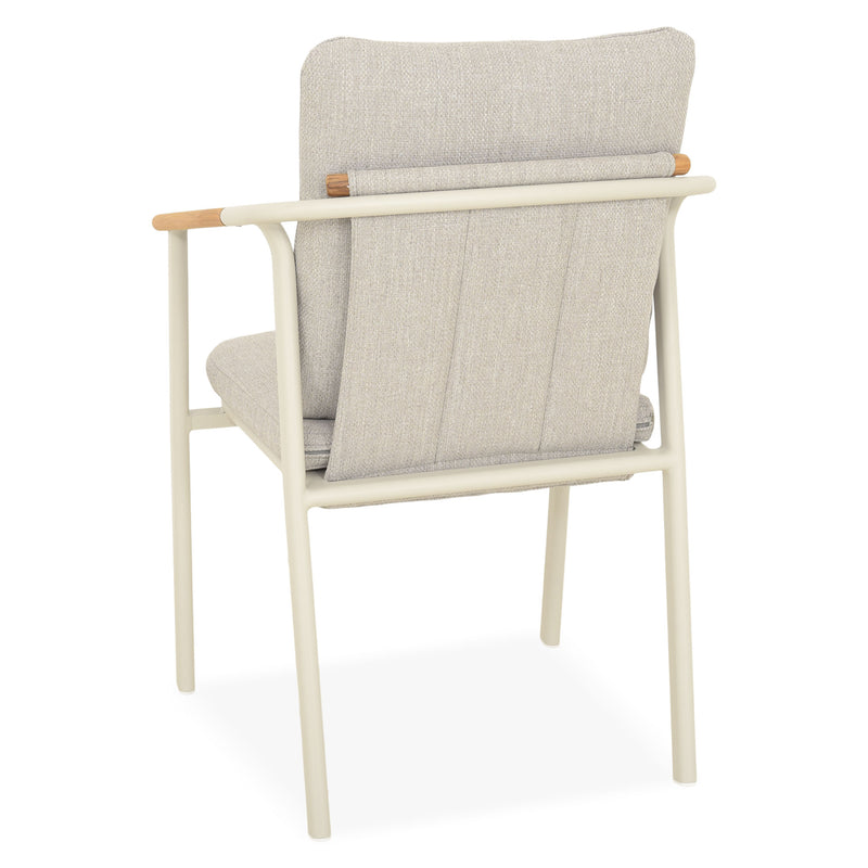 SALLY Set mobilier terasă/grădină, 6 scaune suprapozabile