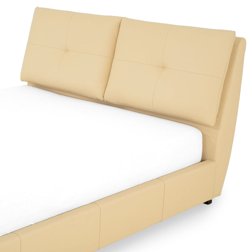 GRANT Pat tapițat, 160x200cm, somieră inclusă - Articol resigilat