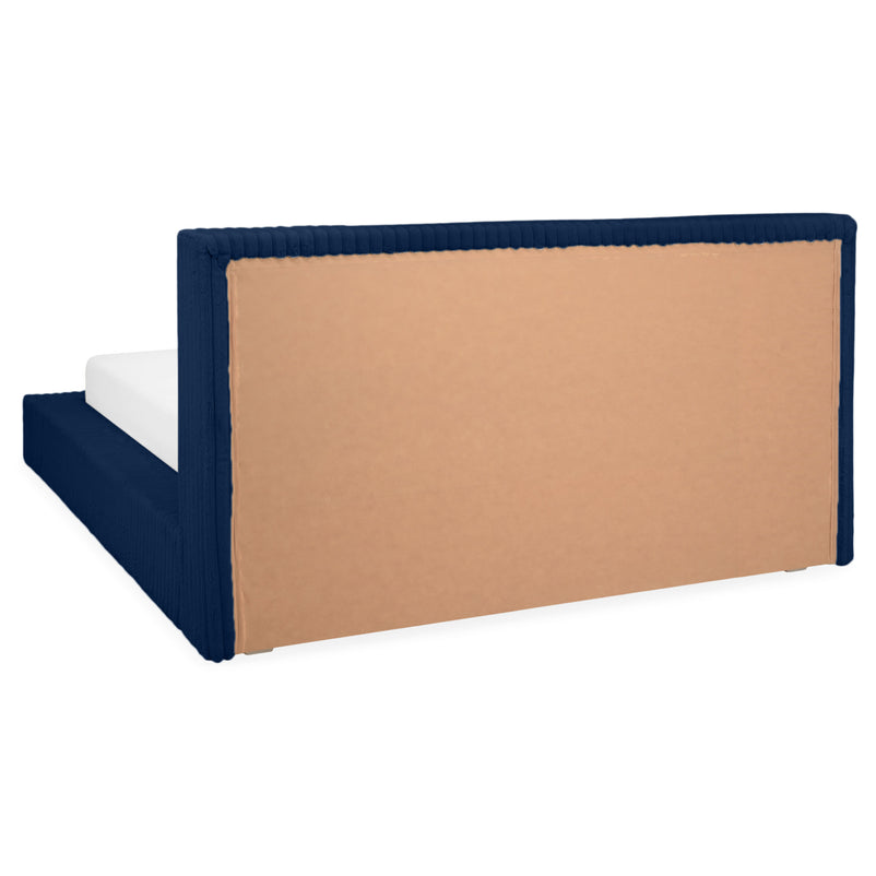 NORDEND Pat tapițat, 160x200cm, somieră rabatabilă și ladă incluse