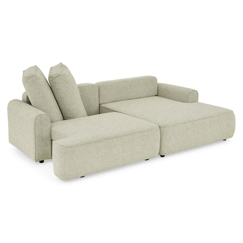 LESLY Colțar 3 locuri extensibil, șezlong stânga/dreapta, ladă depozitare, stofă