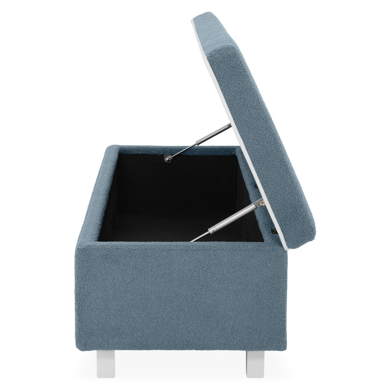 KOLLE Banchetă, ladă depozitare inclusă, stofă