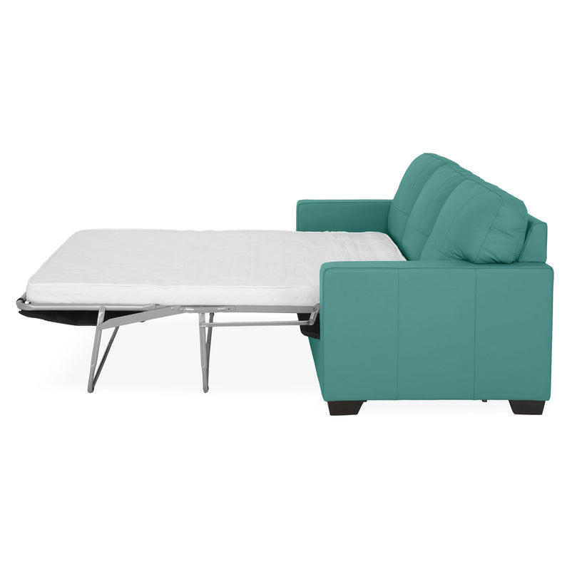 ASWAN Canapea extensibilă, 3 locuri, piele