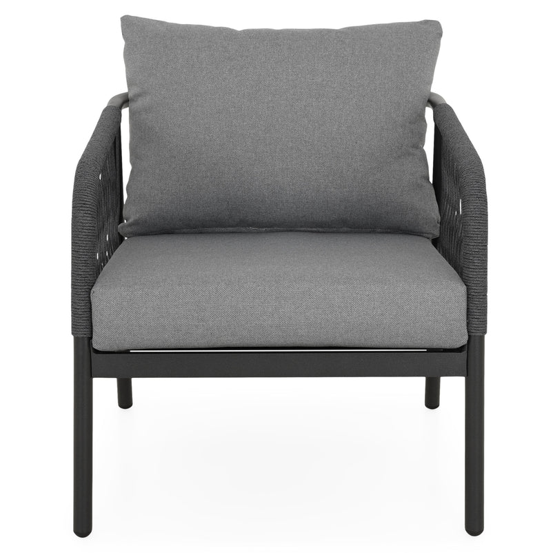 TIVOLI Set mobilier terasă/gădină, canapea, 2 fotolii și 2 măsuțe