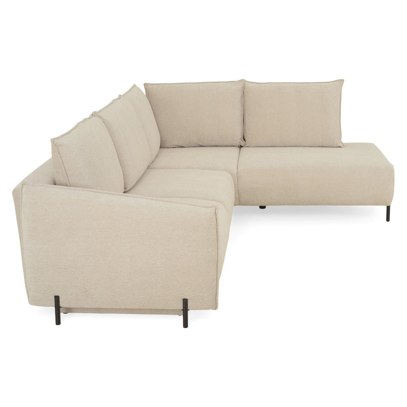 GRIGNY Colțar extensibil, șezlong stânga, ladă depozitare, stofă