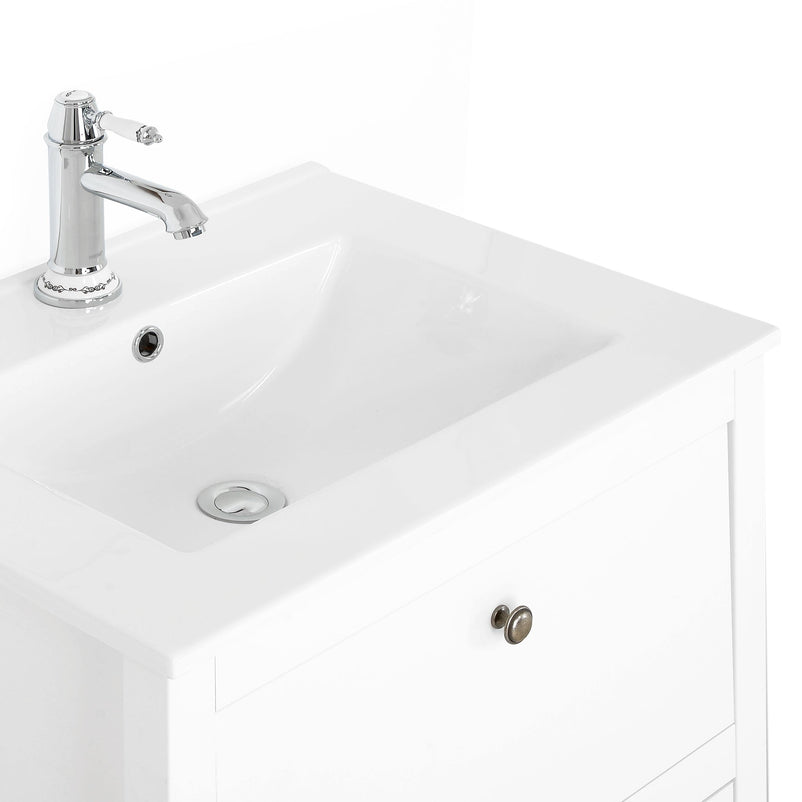 OLE Set mobilier baie, mască lavoar și lavoar ceramic - Articol resigilat
