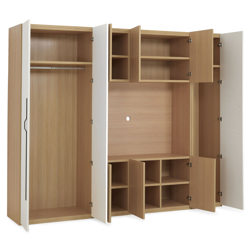 COMPACT Dressing 9 uși, spațiu TV