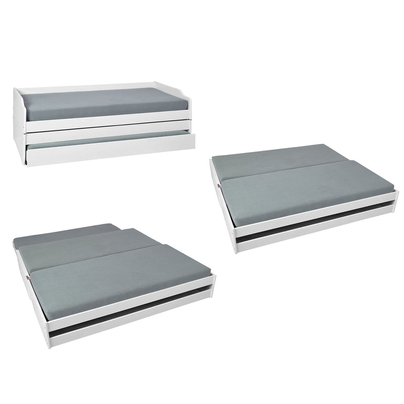 LEVEL Pat copii, extensibil, 90x200cm, somieră inclusă