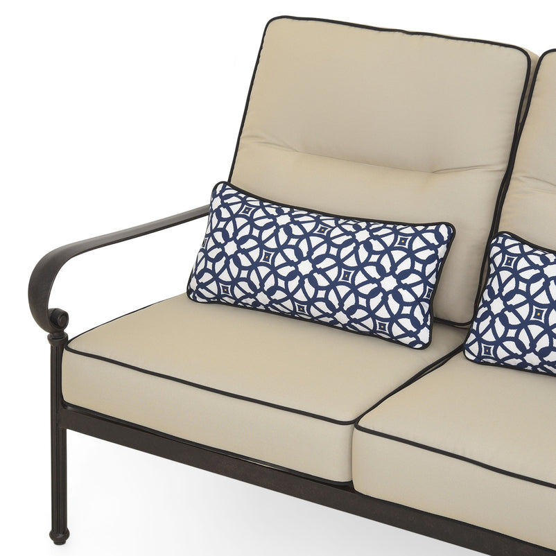 KINGSTON Canapea 3 locuri exterior