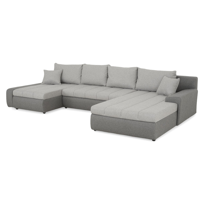 AURA Ansamblu colț extensibil stânga/dreapta, stofă