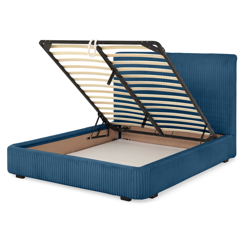 MARYANNE Pat tapițat, 160x200cm, ladă depozitare inclusă