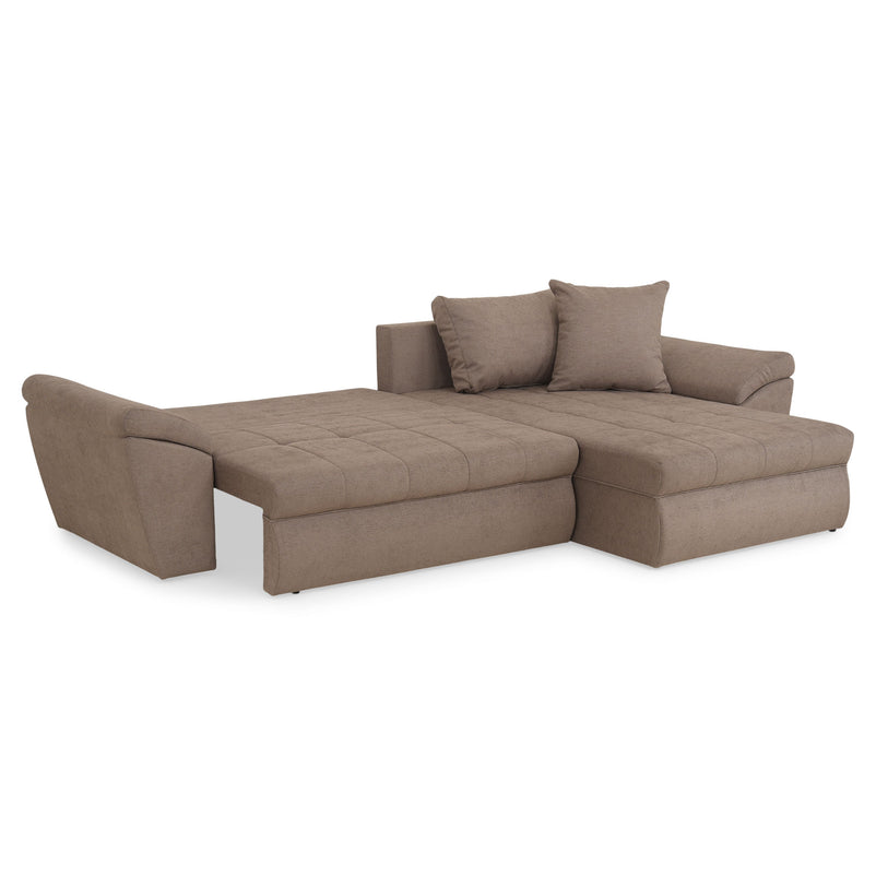 ESCAPE Colțar extensibil cu șezlong stânga/dreapta, stofă