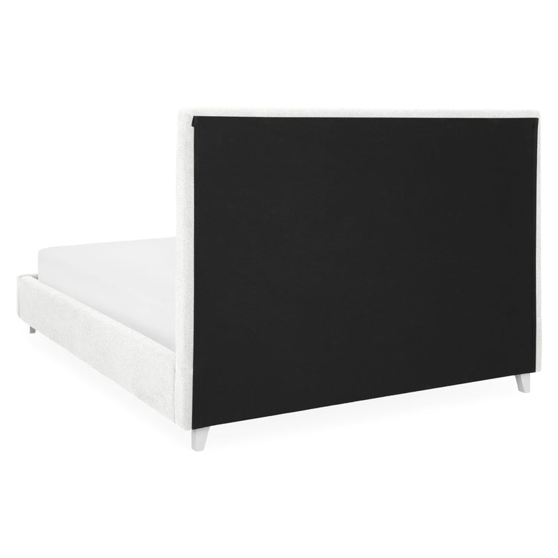 KOLLE Pat tapițat, 160x200cm, somieră și ladă depozitare incluse