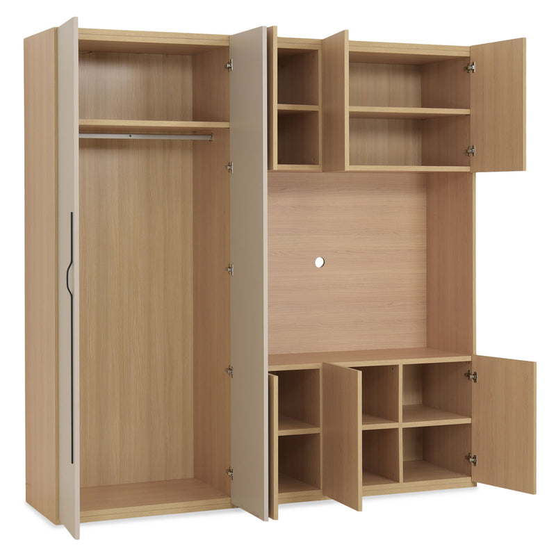 COMPACT Dressing 8 uși, spațiu TV