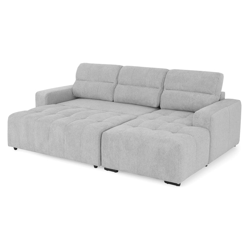 ALLYSON Colțar extensibil, șezlong stânga/dreapta, stofă