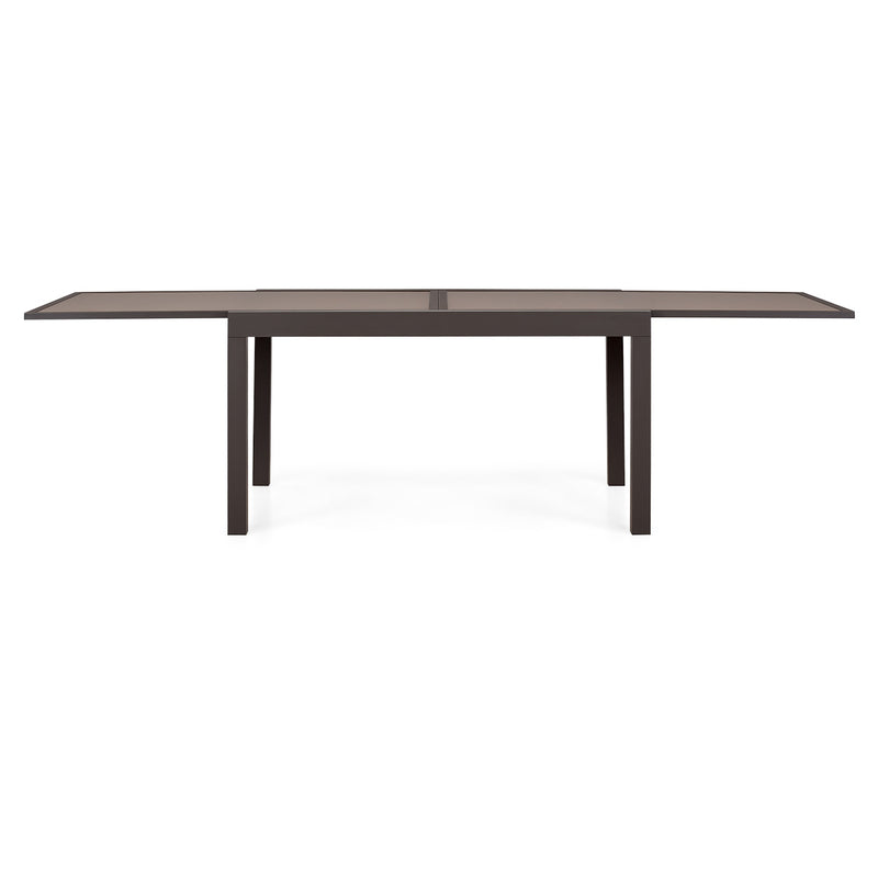 LUCCA Set mobilier terasă/grădină, 8 scaune și masă extensibilă