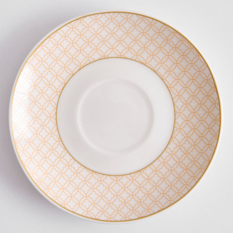 WINDSOR Set 4 cești cu farfurioare, porțelan, 220ml