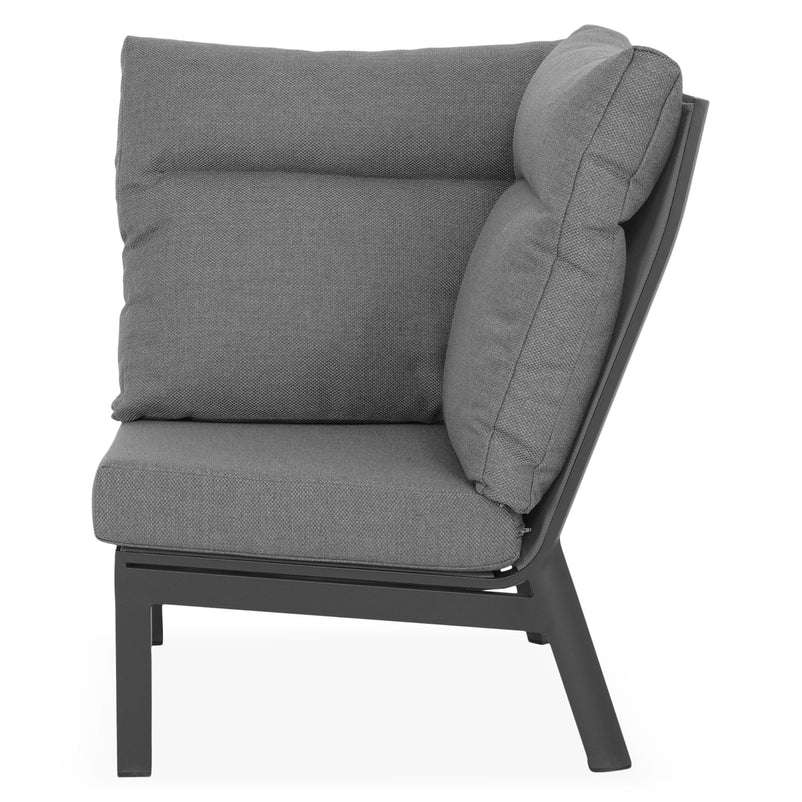 SALZBURG Set mobilier terasă/grădină, element colț și element central