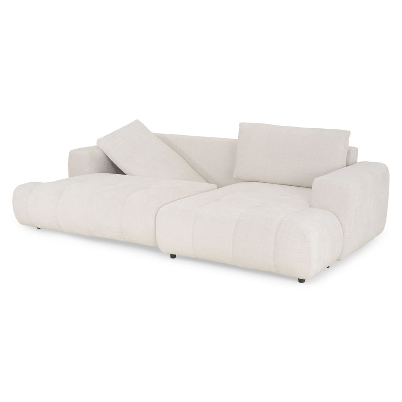 LAZIO Colțar extensibil, șezlong dreapta, stofă