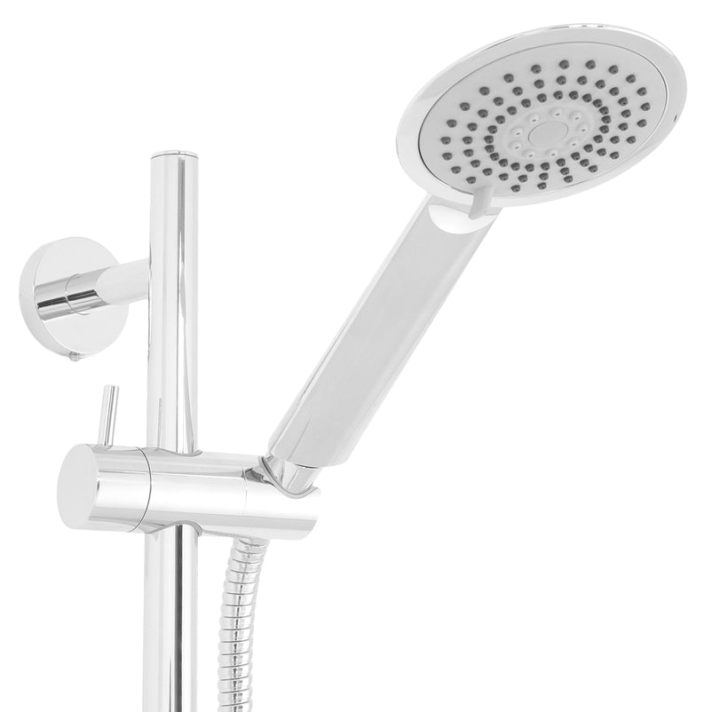 SEAWAVE Baterie duș cu furtun, cap duș și bară perete incluse