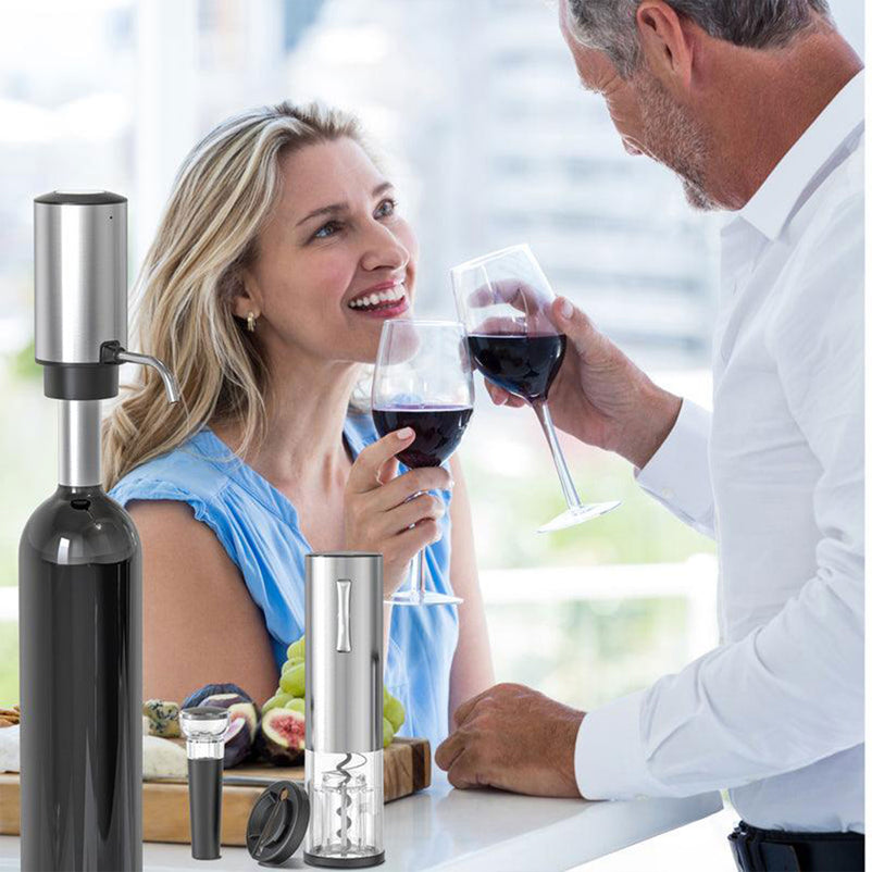 WINE Set tirbușon electric cu accesorii