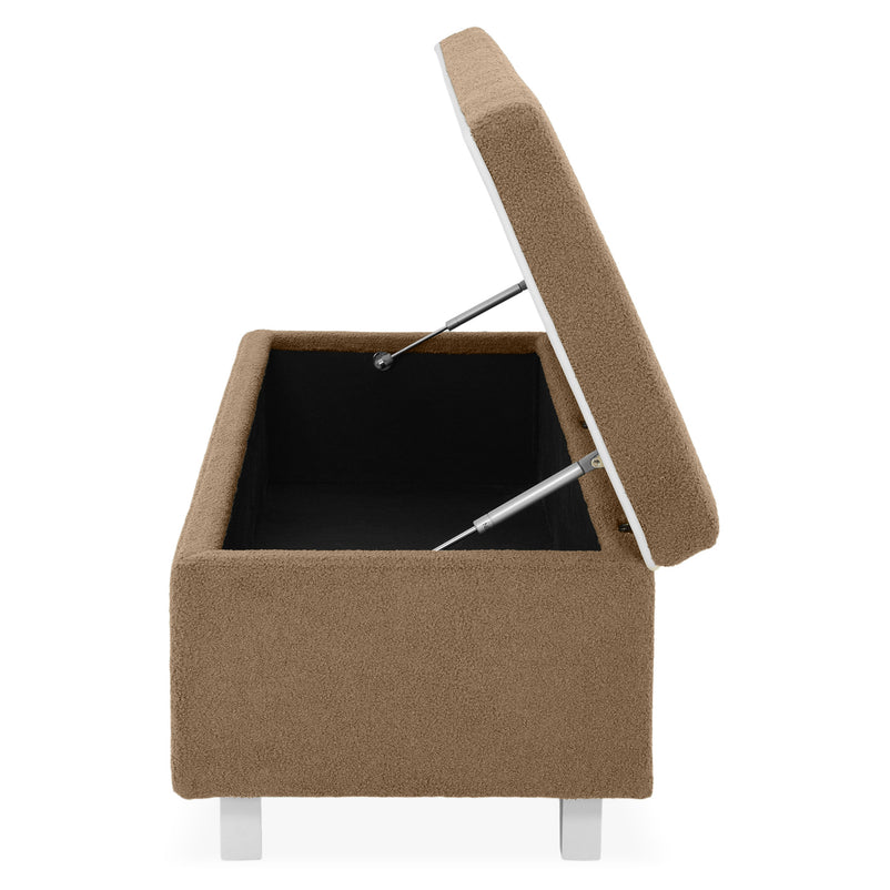 KOLLE Banchetă, ladă depozitare inclusă, stofă