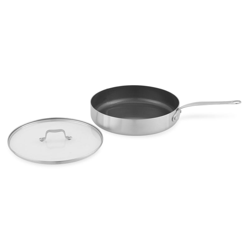 MAUVIEL Tigaie înaltă cu capac, inox, D.28cm