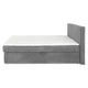 GRETE Pat tapițat boxspring, 160x200cm, saltea inclusă