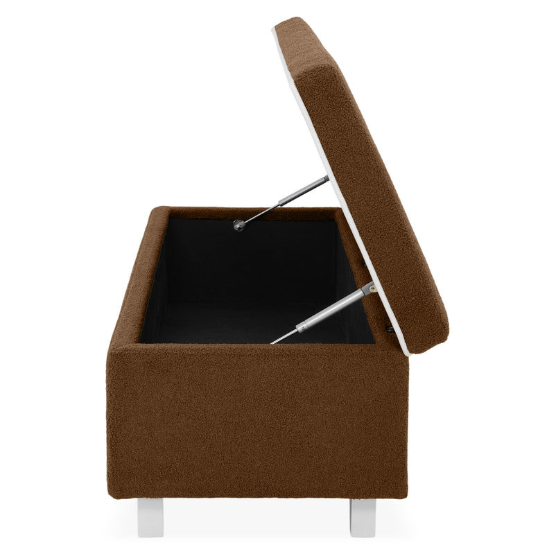 KOLLE Banchetă, ladă depozitare inclusă, stofă