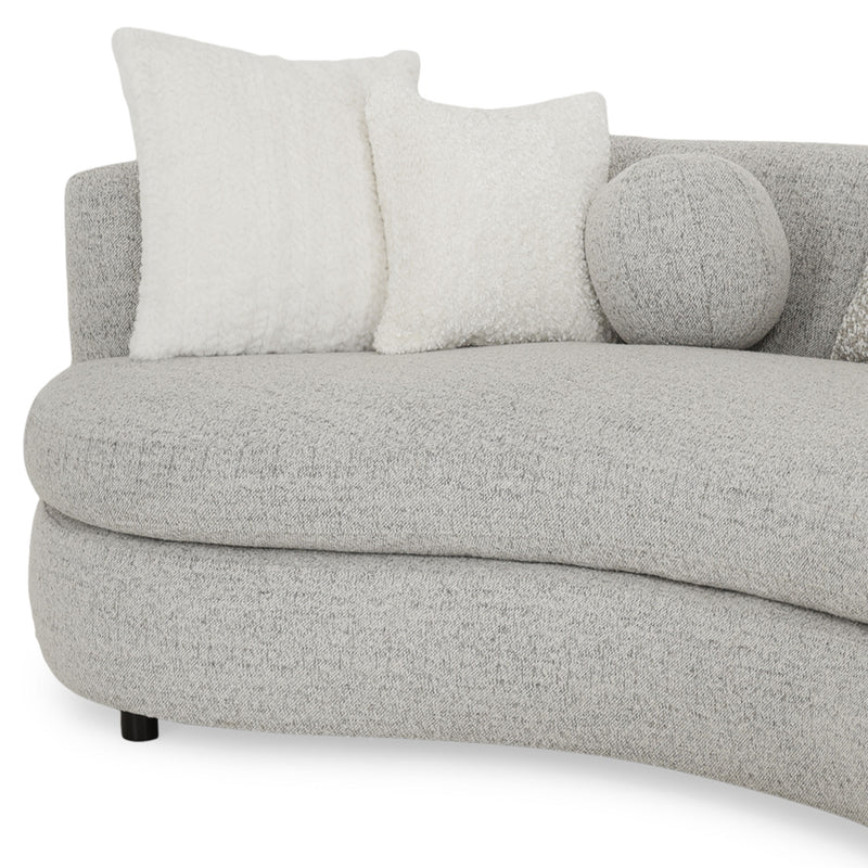 SEDALIA Canapea, 6 perne decor incluse, stofă