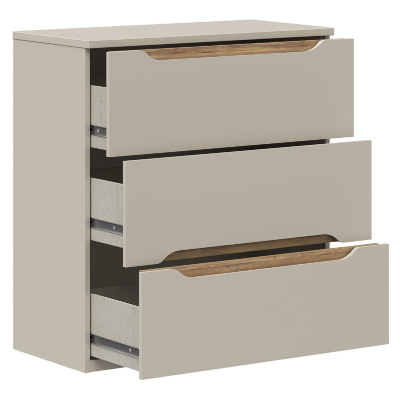 ELLIOT Comodă 3 sertare