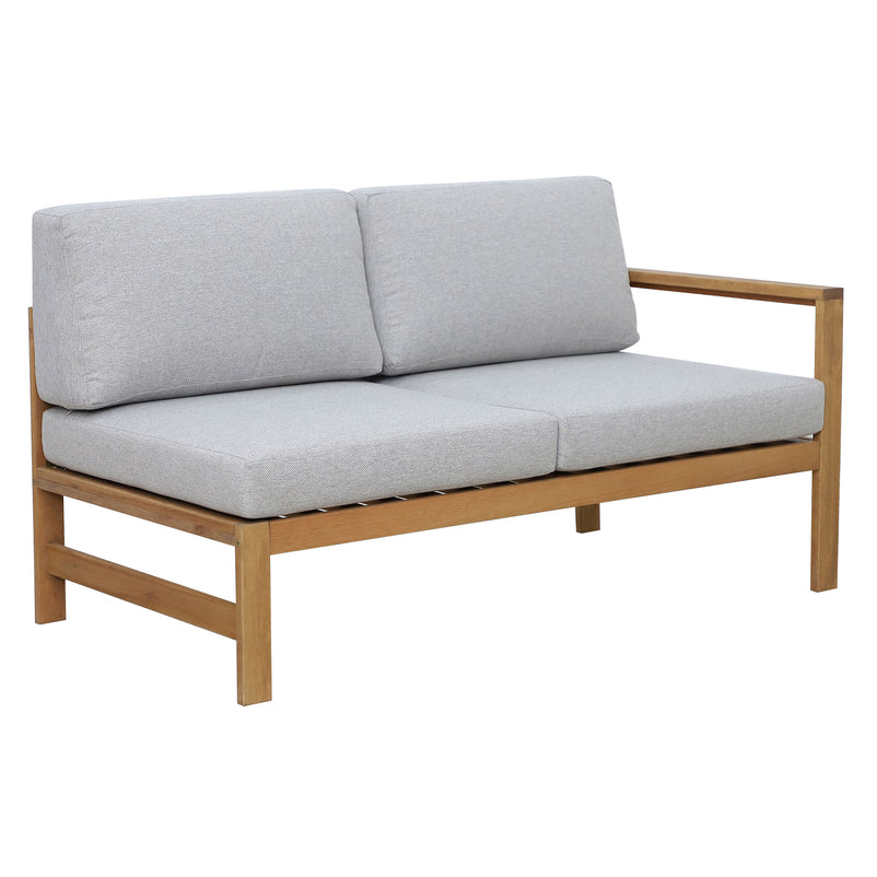 NORDIC Set mobilier terasă/grădină, fotoliu, banchetă, colțar și măsă