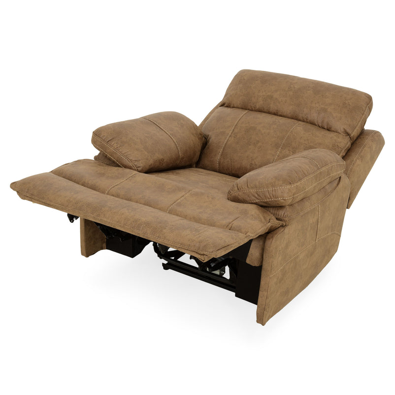 BRISBANE Fotoliu, recliner electric și mecanism tetieră, stofă