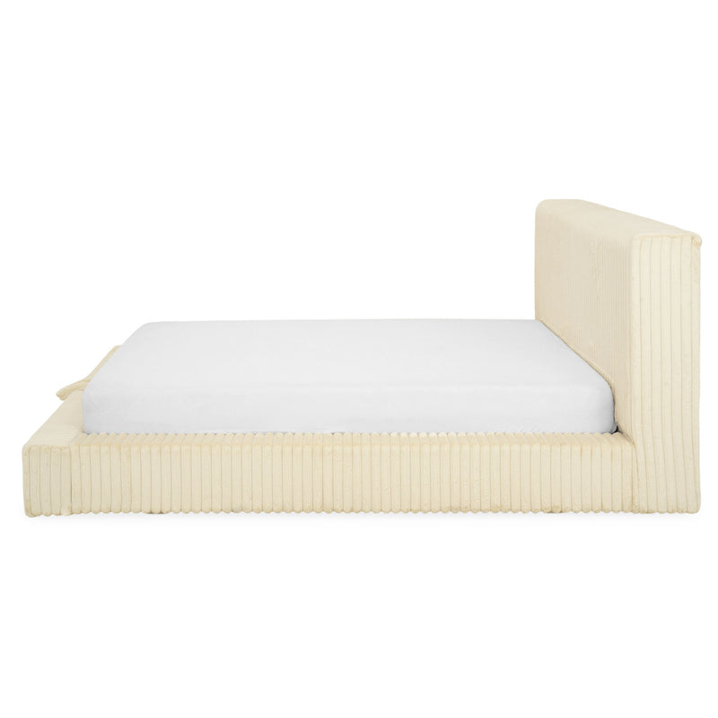 NORDEND Pat tapițat, 160x200cm, somieră rabatabilă și ladă incluse