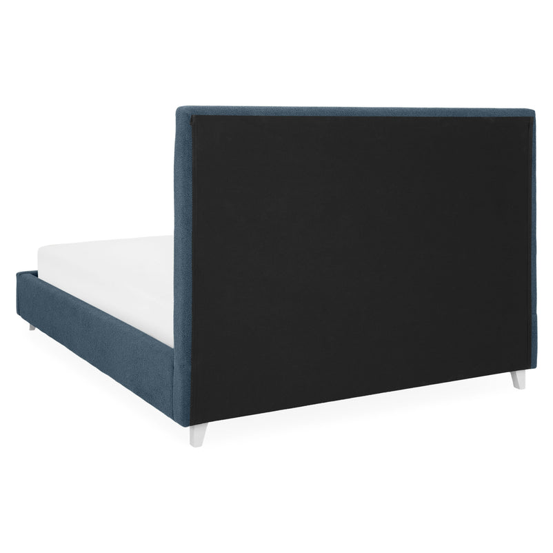 KOLLE Pat tapițat, 160x200cm, somieră și ladă depozitare incluse