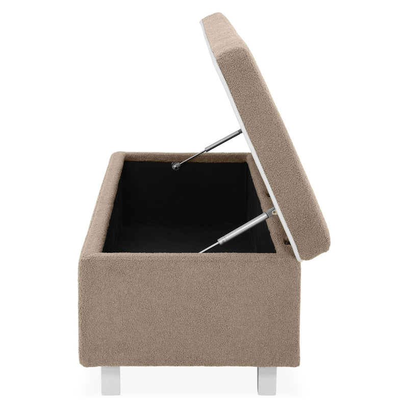 KOLLE Banchetă, ladă depozitare inclusă, stofă