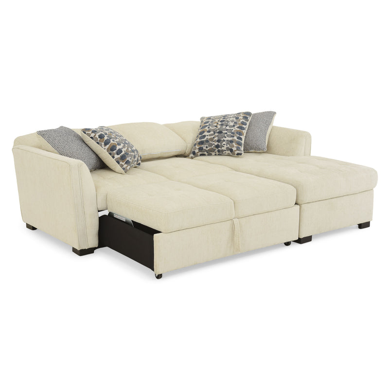 ASCOLI Colțar extensibil, șezlong stânga/dreapta, 4 perne decor incluse, stofă