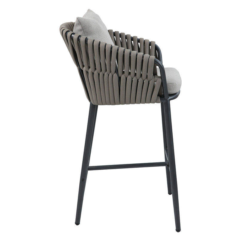 NICOSIA Set mobilier terasă/grădină, 2 scaune bar și masă
