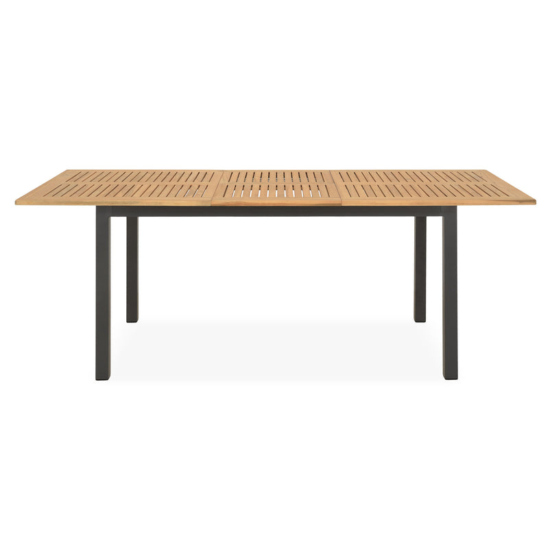 MARCUS/SILVIE Set mobilier terasă/grădină, 6 scaune și masă extensibilă