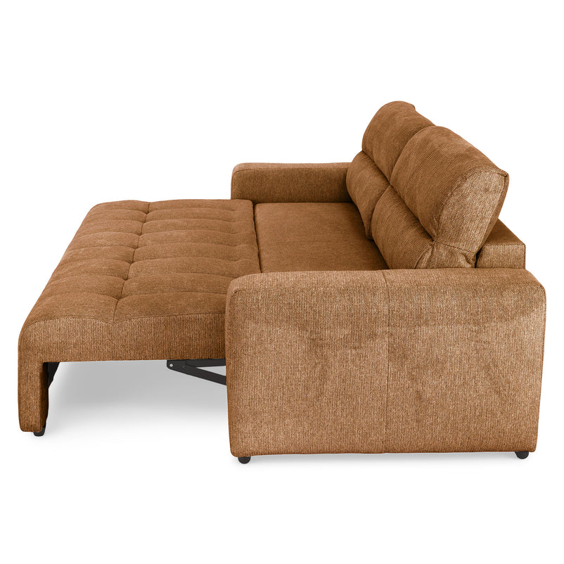 ALLYSON Canapea extensibilă, 3 locuri, stofă